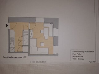 Vakantieappartement Breitnau Grondplan 26