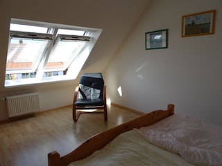 Schlafzimmer mit seperatem WC