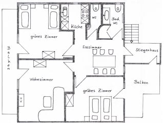 Holiday apartment Steeg Floor Plan 5