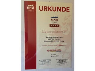 Urkunde Privatvermieter Verband
