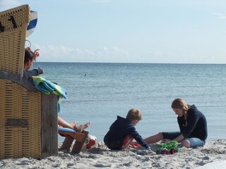 Digging in the sand