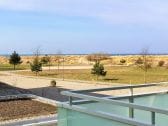 Balkon mit Meer- und Dünenblick