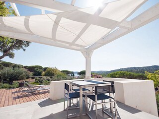 Terrace with awning