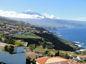 about Villa Jorge ( red roof ) seen across .