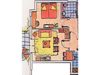 Grundriss Wohnung 5