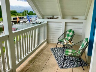 Kaffeepause auf dem Südbalkon