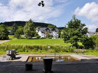 Fewo am Stryckteich - Blick vom Stryckpark zum Haus