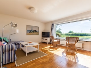 Wohnzimmer mit Schleiblick