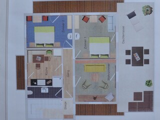 Vakantieappartement St. Jakob in Defereggen Grondplan 25