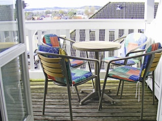 Balkon der Ferienwohnung 21