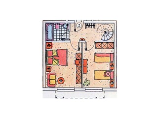 Grundriss Wohnung 2 Parterre