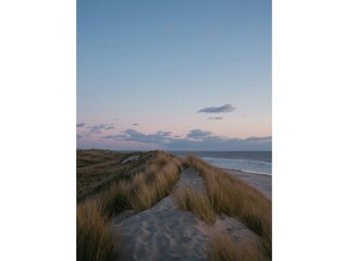 The beautiful beach on the island.