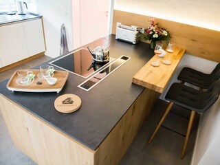 Die Küche lädt zum verweilen ein