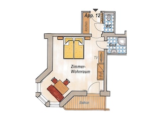 Vakantieappartement Großarl Grondplan 31