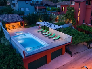 Villa Oria Garden with pool, garage, parking place