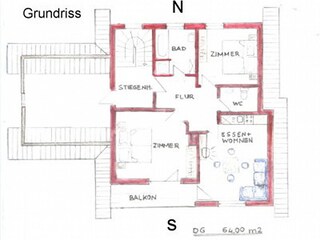 Wohnung - Grundriss