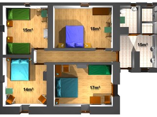 Casa per le vacanze Colognac Pianta del piano 31