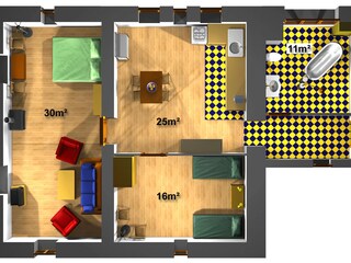 Casa per le vacanze Colognac Pianta del piano 32