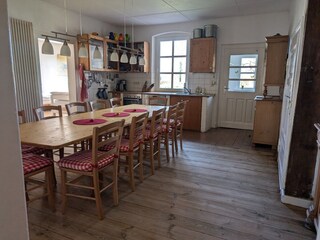 Küche mit Kochbereich