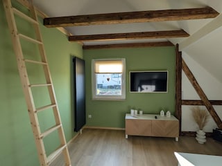 Treppe zur Schlafempore