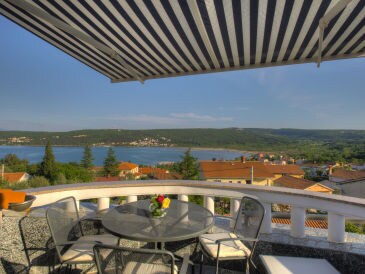 Ferienwohnung mit Meersicht, Insel Krk