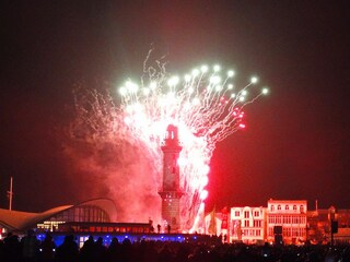 Leuchtturm in Flammen
