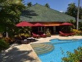 Pool with sun deck