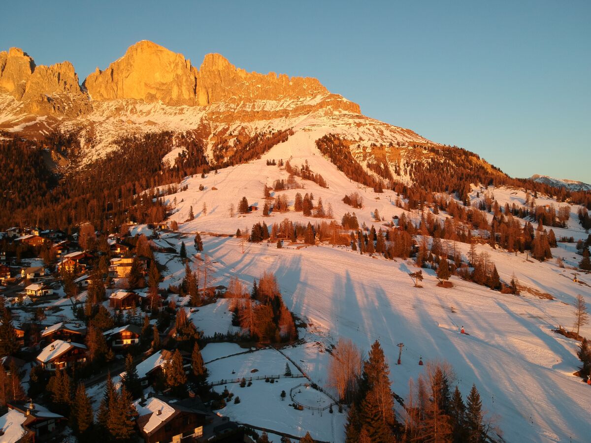 Skifahren unterm Rosengarten