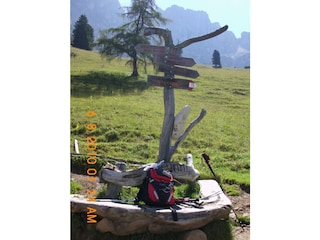 Wegweiser in den Bergen