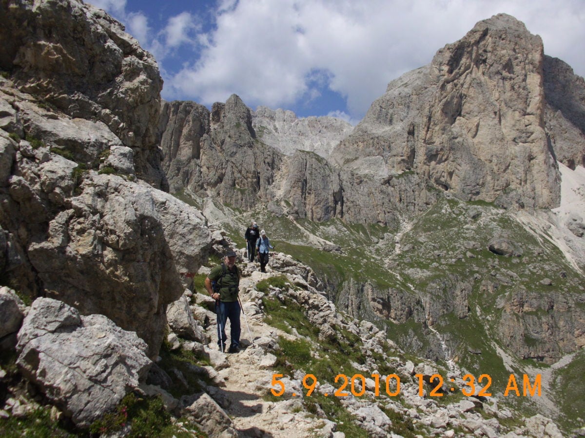 Heimwärts vom Vajolon-Klettersteig