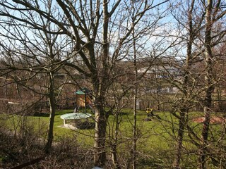 Aussicht auf den Spielplatz