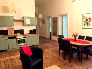 Apartamento de vacaciones Berlin Mitte Salón 3