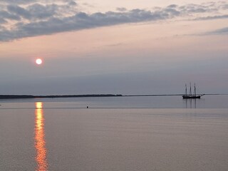 Sonnenuntergang in der Prerow-Bucht