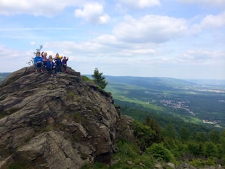 auf dem Stropnitz mit Blick nach Böhmen