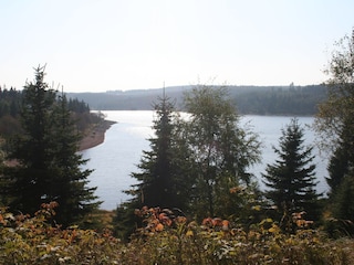 Talsperre Fleyh auf dem Erzgebirgskamm