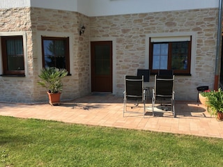 Terrasse Ferienwohnung Erzgebirgsferien