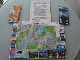 Info-Material im Treppenhaus