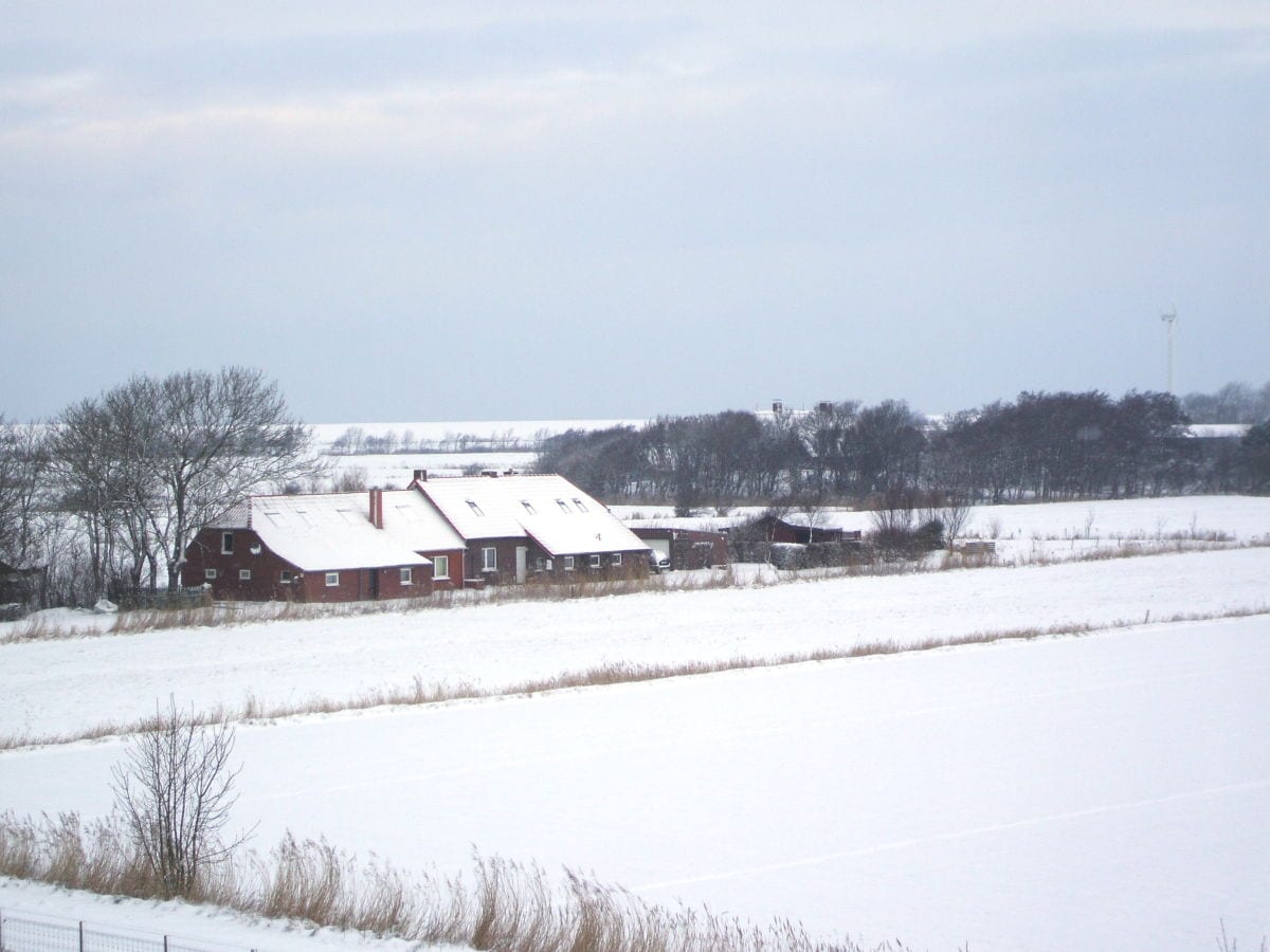 Haus Deichblick im Winter