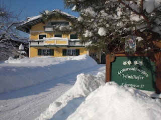 Haus im Winter