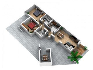 Villa Costa Calma Pianta del piano 28