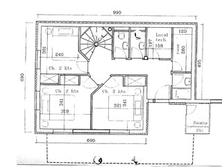 Chalet Nendaz Plan d'étage 21