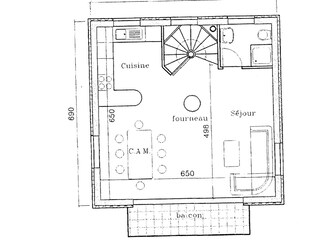 Chalet Nendaz Plan d'étage 23