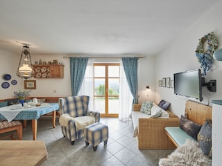 Wohnstube mit Südterrasse