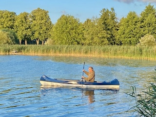 Kanu Fahren auf dem Wariner See