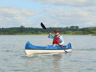 Kanu Fahren auf dem Wariner See