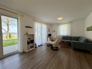Wohnzimmer - Blick vom Esstisch