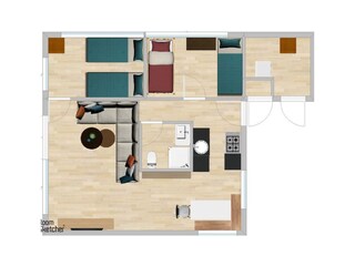 Casa per le vacanze Schoorldam Pianta del piano 31