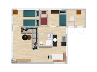 Maison de vacances Schoorldam Plan d'étage 12