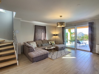 Wohnzimmer Villa in der Nähe von Porec