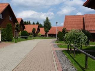 Das sehr gepflegte Feriendorf Blauvogel